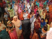 Pastor Leo ministering to the Pakistani people at the Healing Crusade